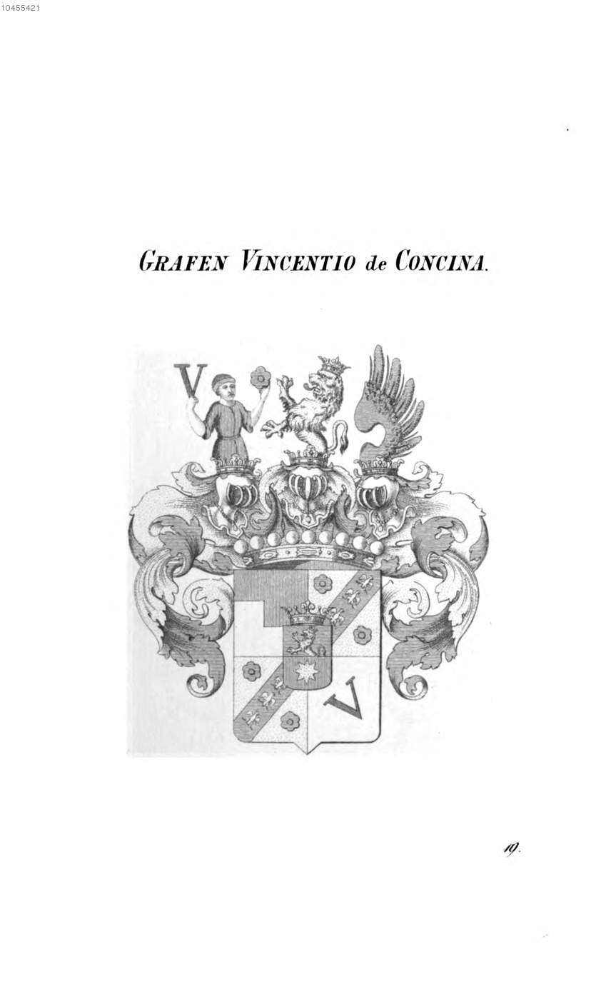 Vincentio de Concina — Tyroff オーストリア君主国紋章集の原図