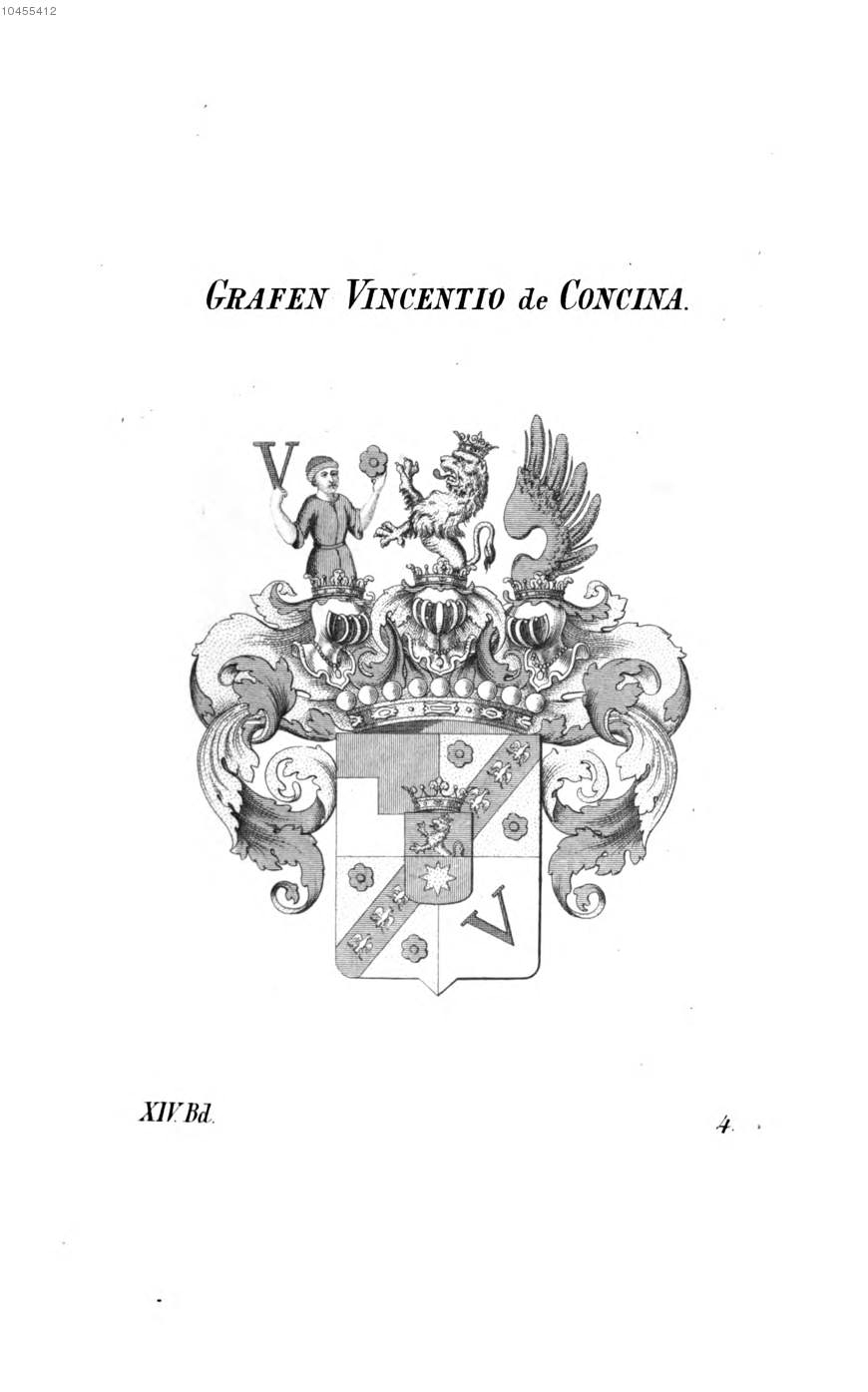 Vincento de Concina — Tyroff オーストリア君主国紋章集の原図