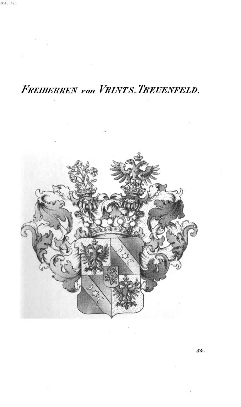 Vrints Treuenfeld — Tyroff オーストリア君主国紋章集の原図
