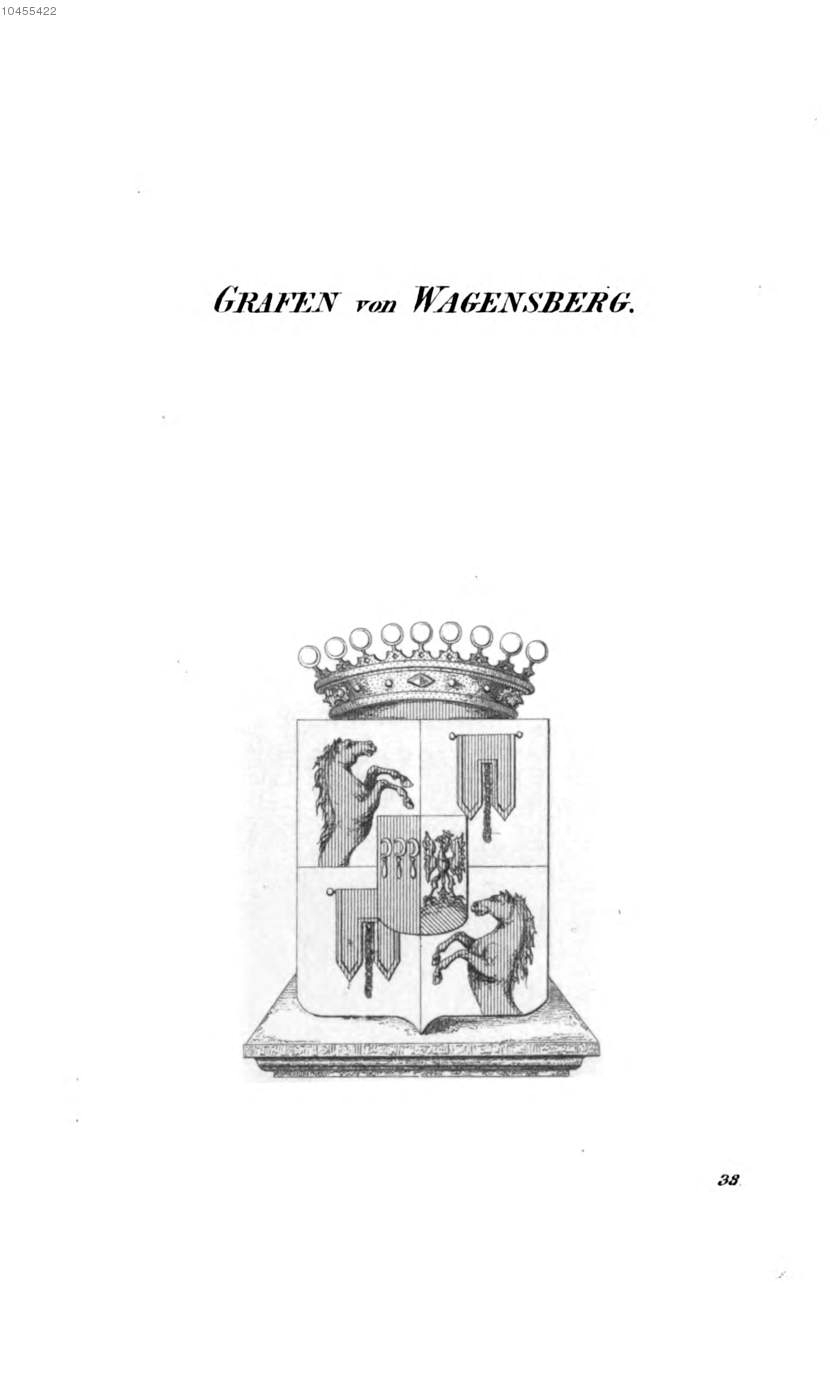 Wagensberg 2 — Tyroff オーストリア君主国紋章集の原図