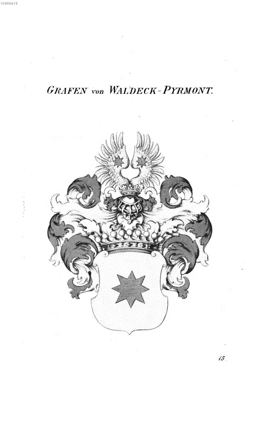 Waldeck Pyrmont — Tyroff オーストリア君主国紋章集の原図