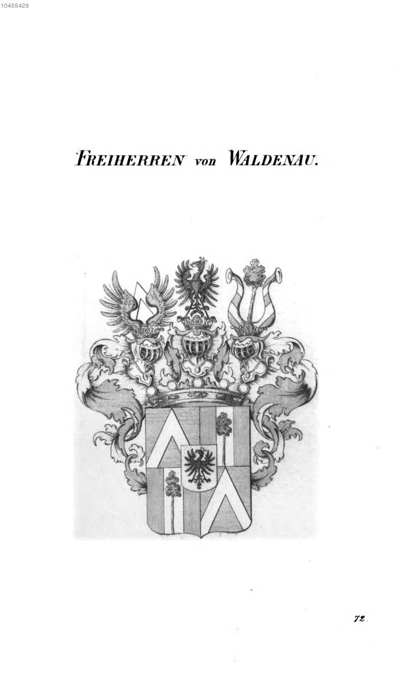 Waldenau — Tyroff オーストリア君主国紋章集の原図