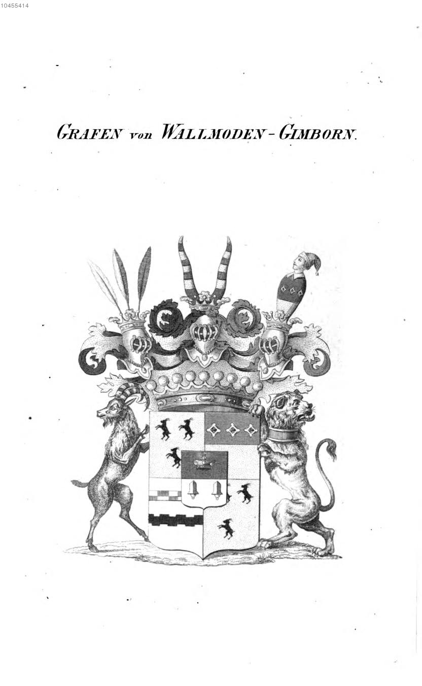 Wallmoden Gimborn 2 — Tyroff オーストリア君主国紋章集の原図