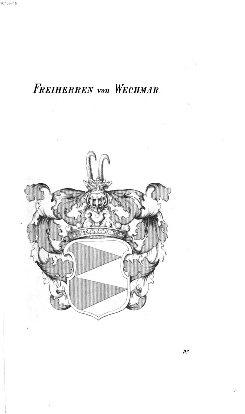 Wechmar — Tyroff オーストリア君主国紋章集の原図