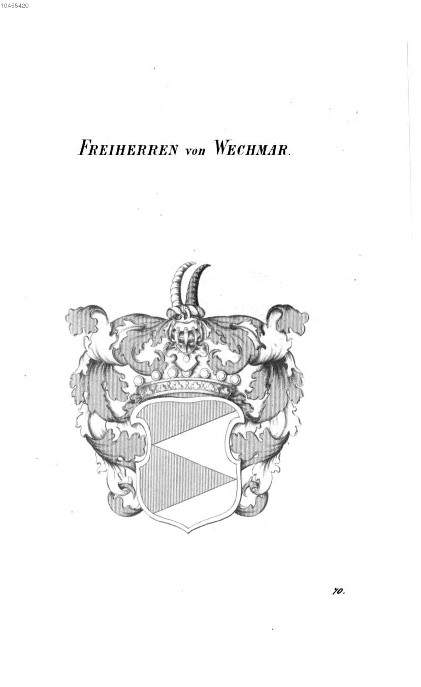 Wechmar 2 — Tyroff オーストリア君主国紋章集の原図
