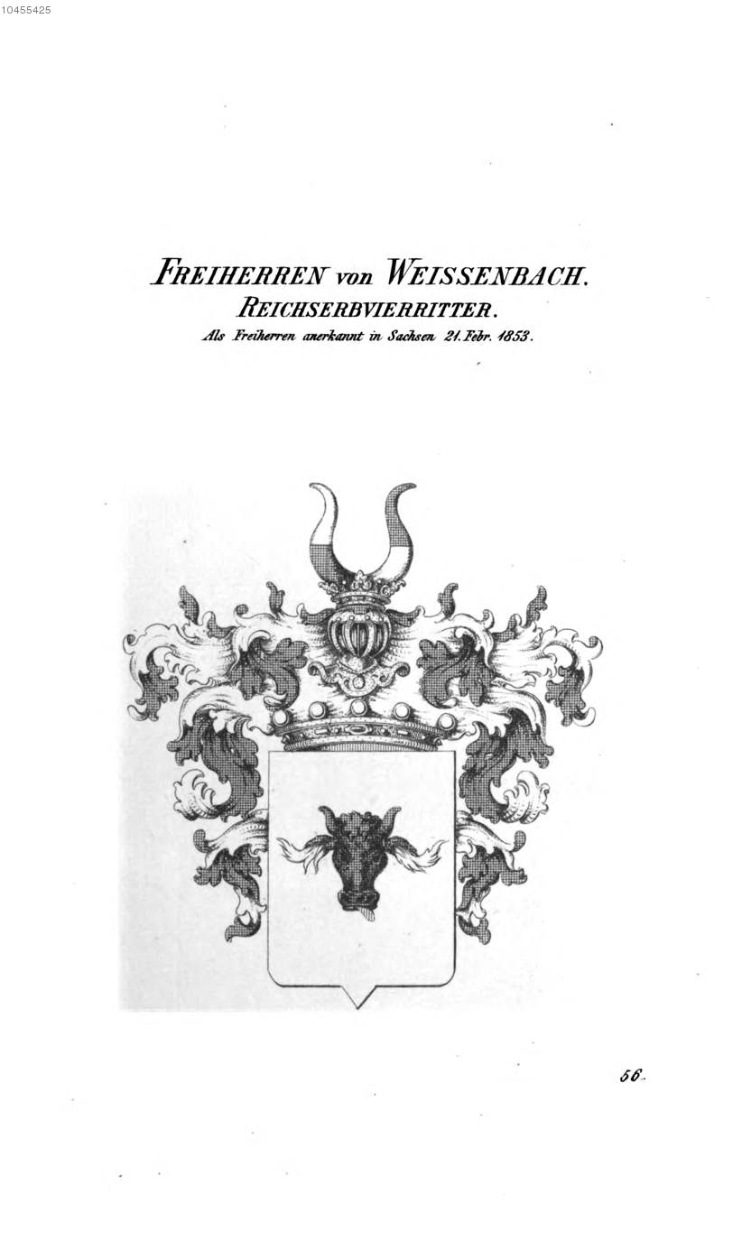 Weissenbach — Tyroff オーストリア君主国紋章集の原図