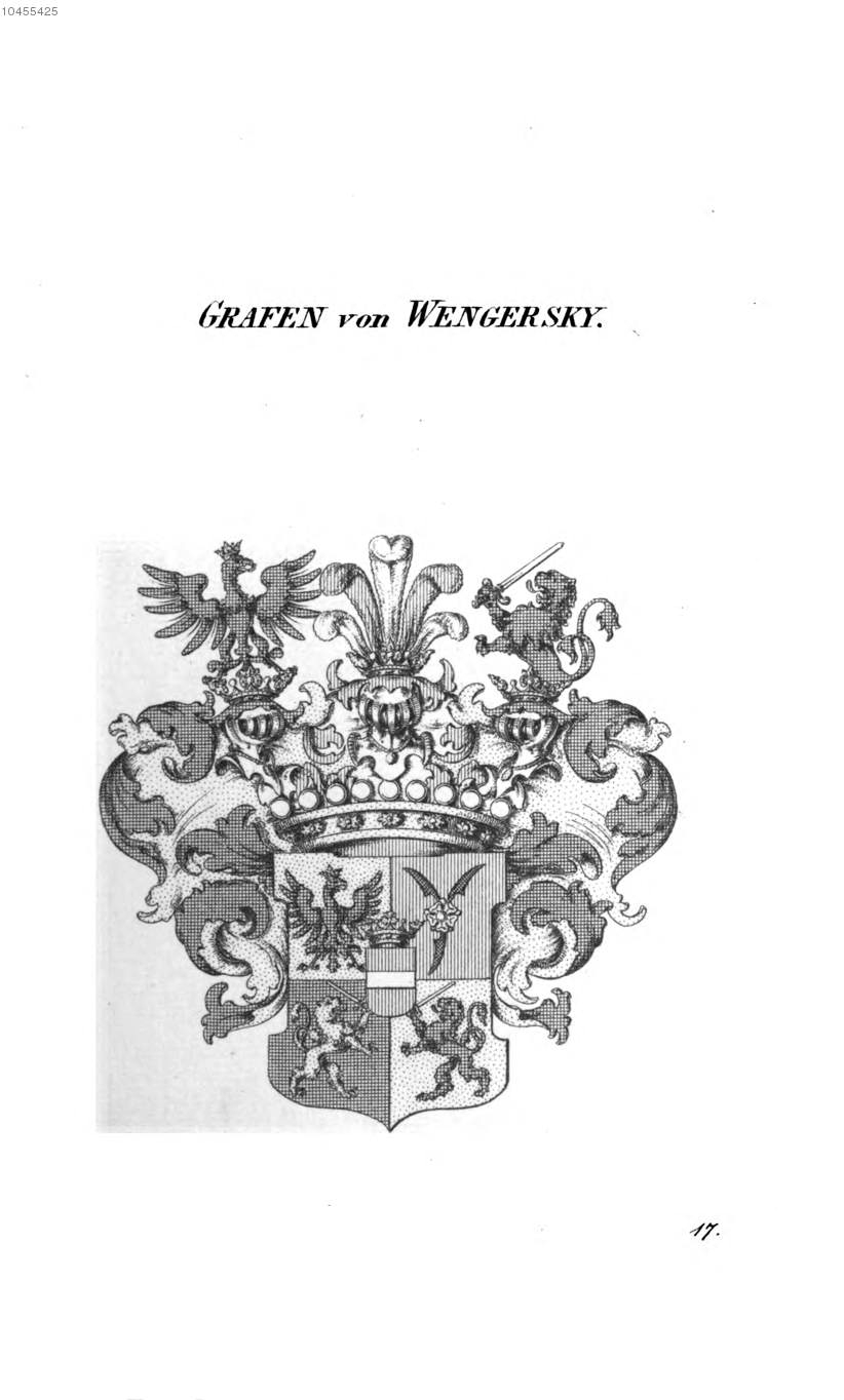 Wengersky 2 — Tyroff オーストリア君主国紋章集の原図