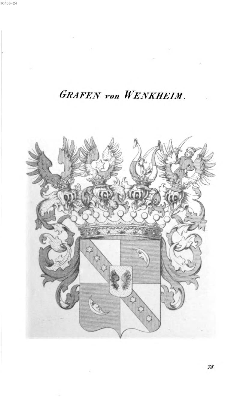Wenkheim 2 — Tyroff オーストリア君主国紋章集の原図