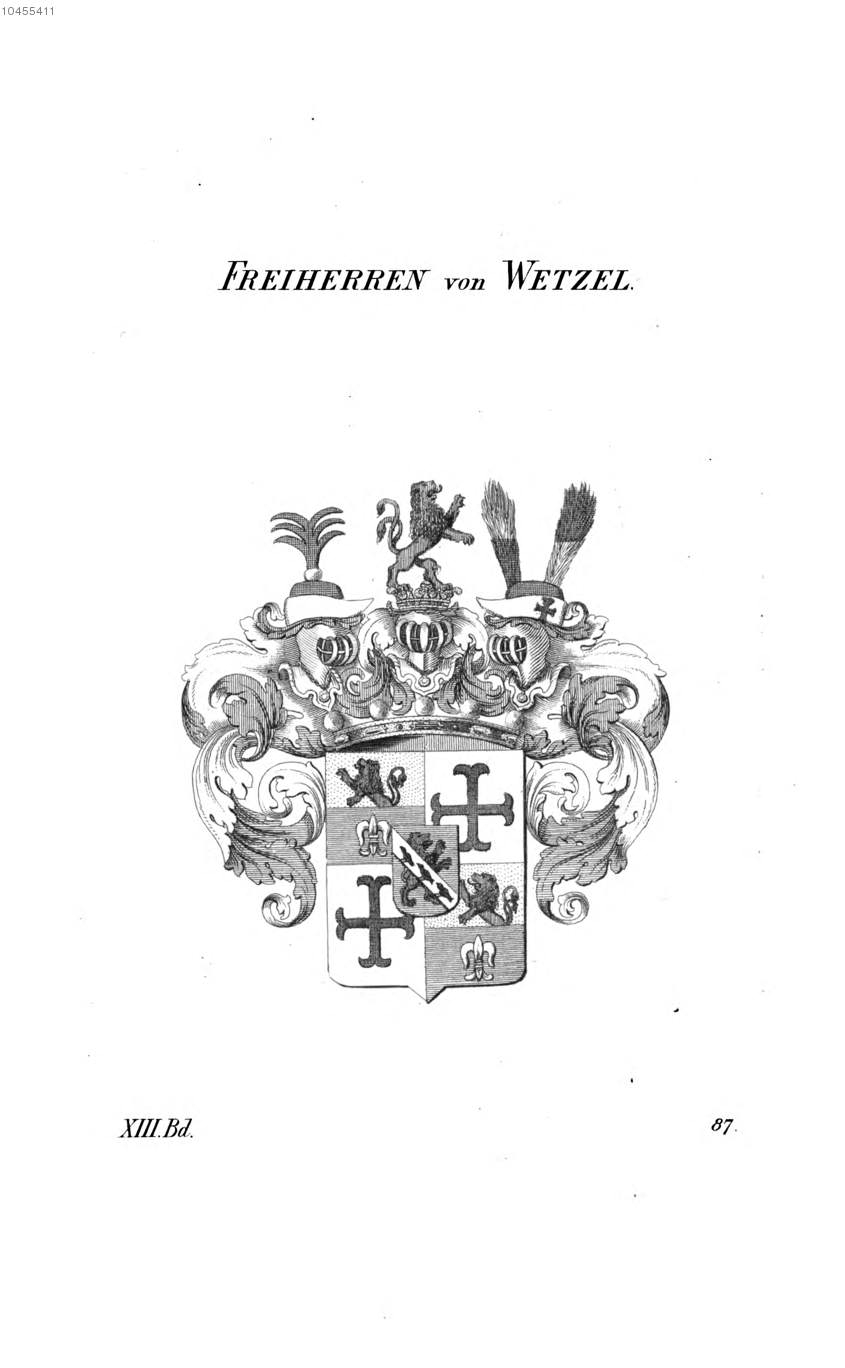 Wetzel — Tyroff オーストリア君主国紋章集の原図