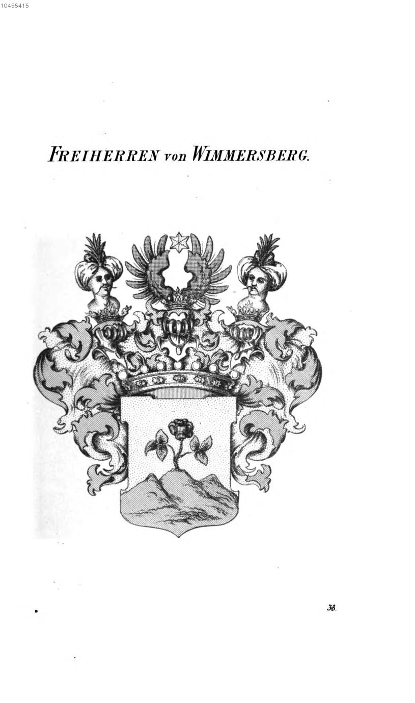 Wimmersberg — Tyroff オーストリア君主国紋章集の原図