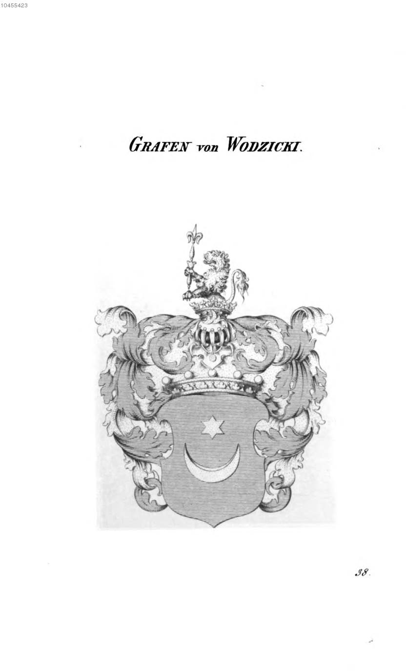 Wodzicki — Tyroff オーストリア君主国紋章集の原図