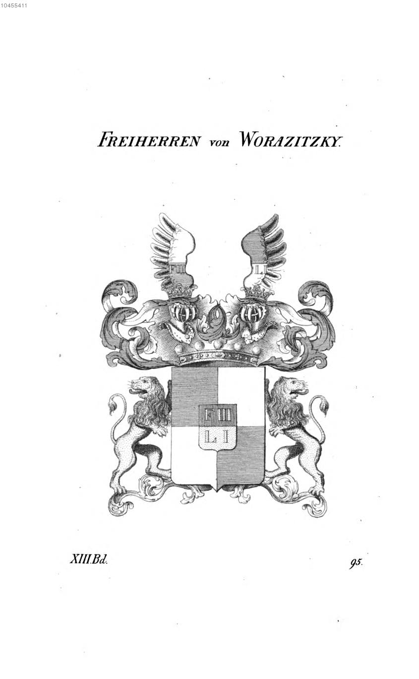 Worazitzky — Tyroff オーストリア君主国紋章集の原図
