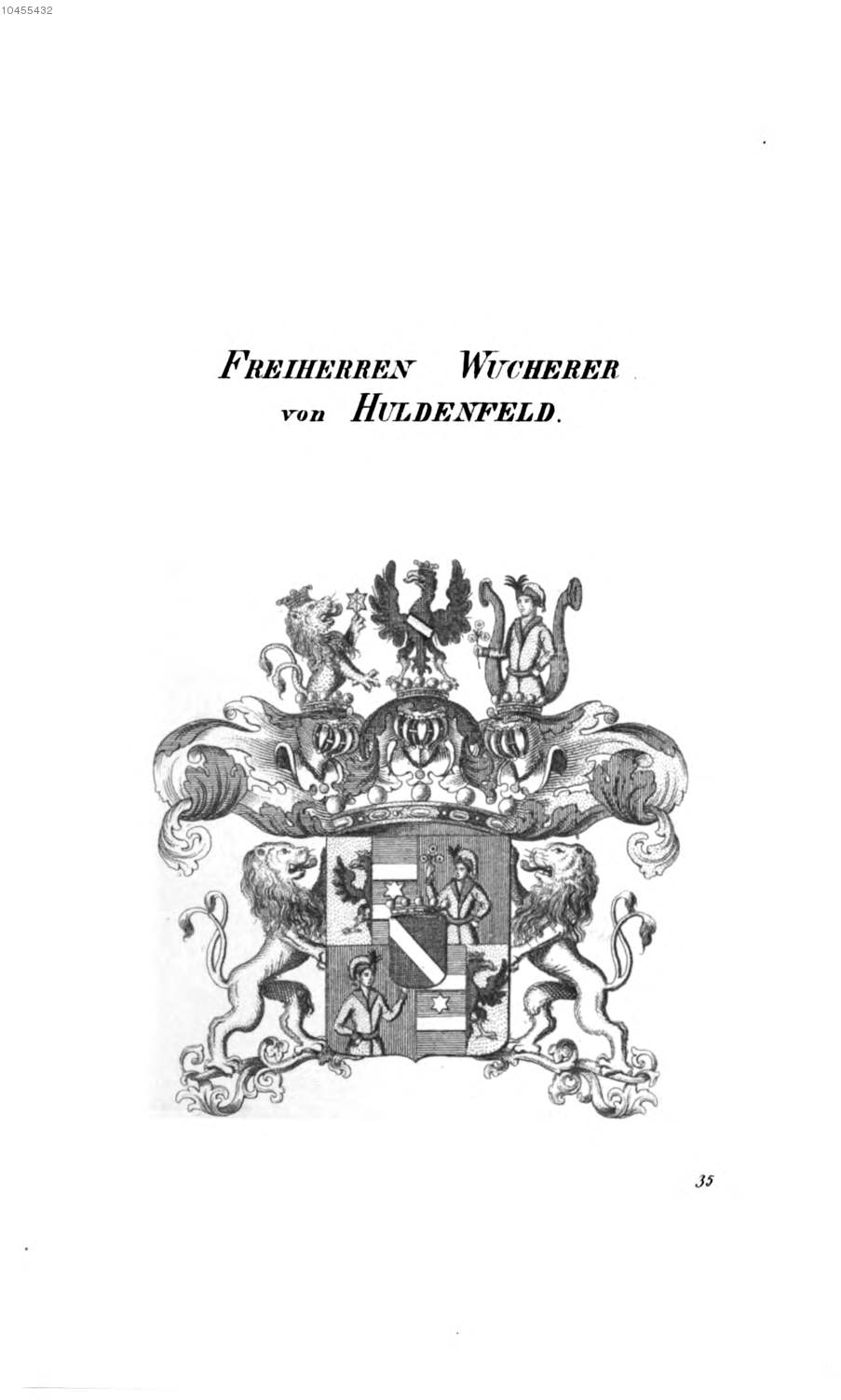 Wucherer von Huldenfeld 3 — Tyroff オーストリア君主国紋章集の原図