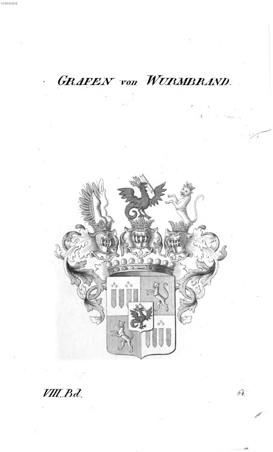 Wurmbrand — Tyroff オーストリア君主国紋章集の原図
