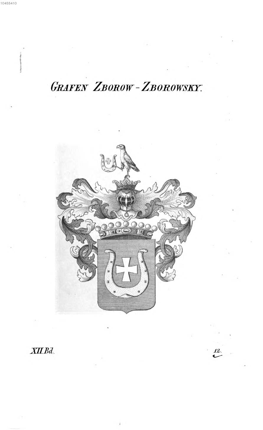 Zborow Zborowsky — Tyroff オーストリア君主国紋章集の原図