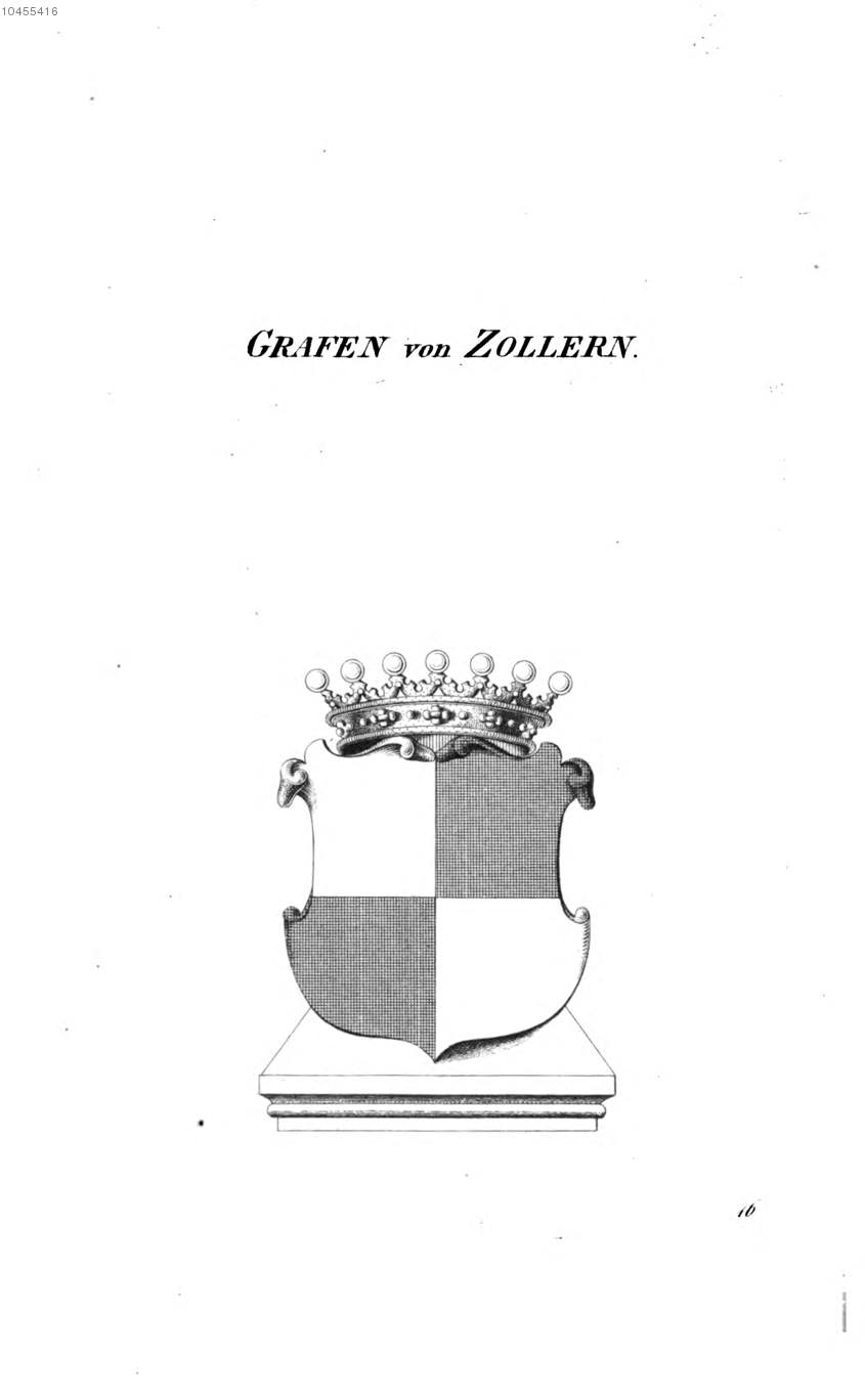 Zollern — Tyroff オーストリア君主国紋章集の原図