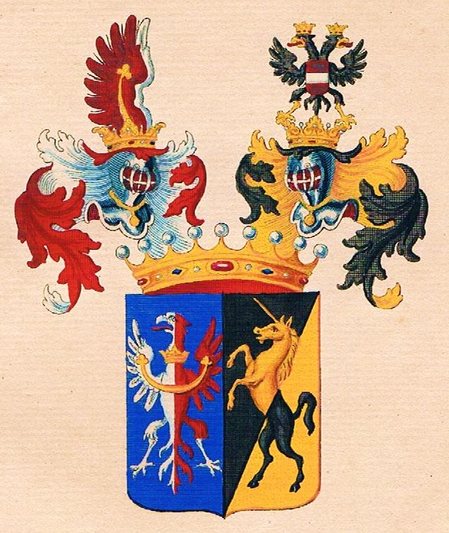 Kolowrat-Krakowsky-Wappen — Tyroff オーストリア君主国紋章集の原図