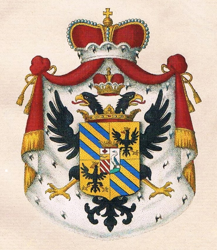 Paar-Fuersten-Wappen — Tyroff オーストリア君主国紋章集の原図