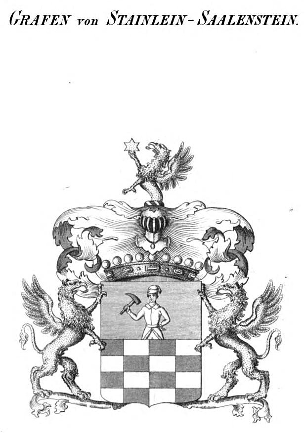 Stainlein-Saalenstein Wappen Tyroff — Tyroff オーストリア君主国紋章集の原図